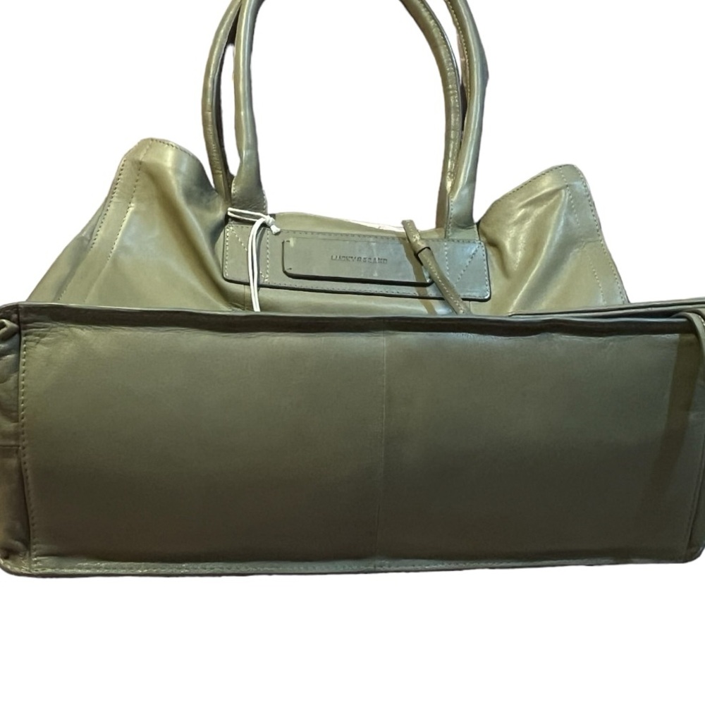 Lucky Brand Large Leather Tote Bag w Matching Wristlet - Picture 3 of 7